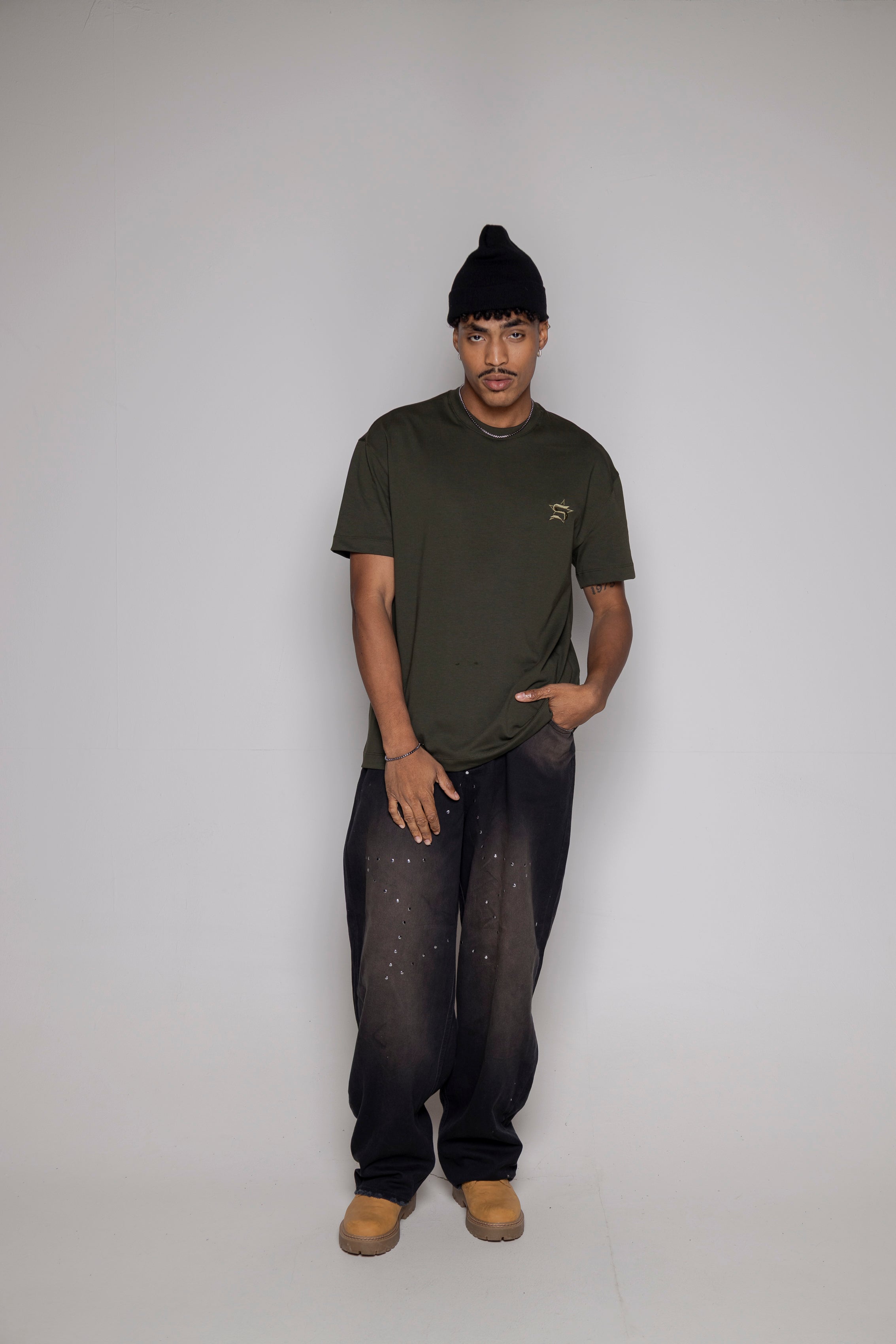 Camiseta Courage Regular-Militar