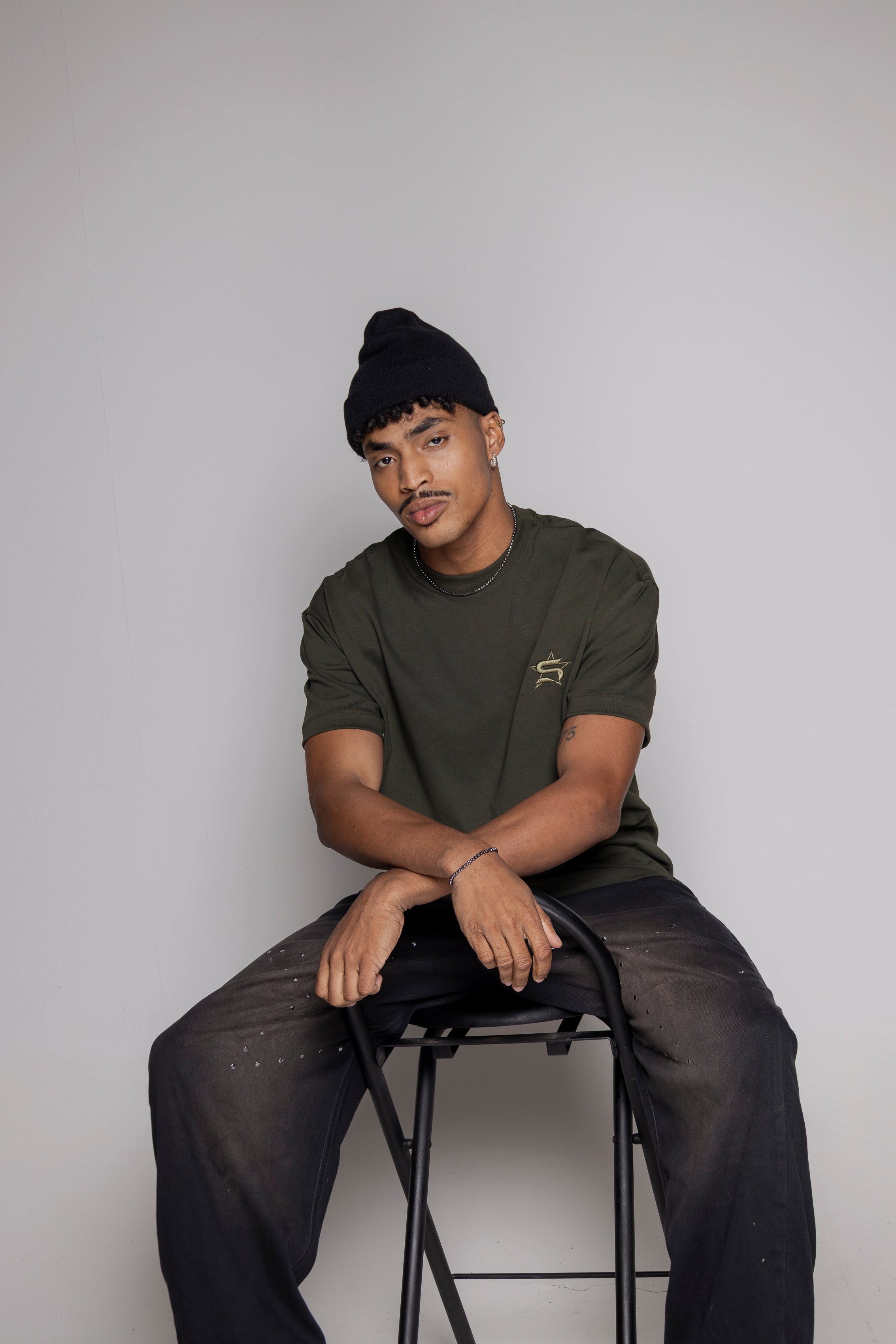 Camiseta Courage Regular-Militar