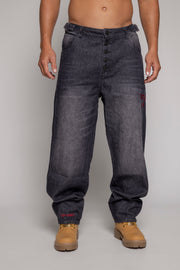 Baggy Remainder Stone-Negro