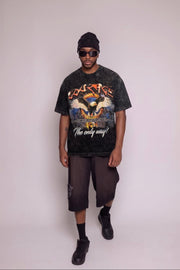 Camiseta Negro/Stone Aguila