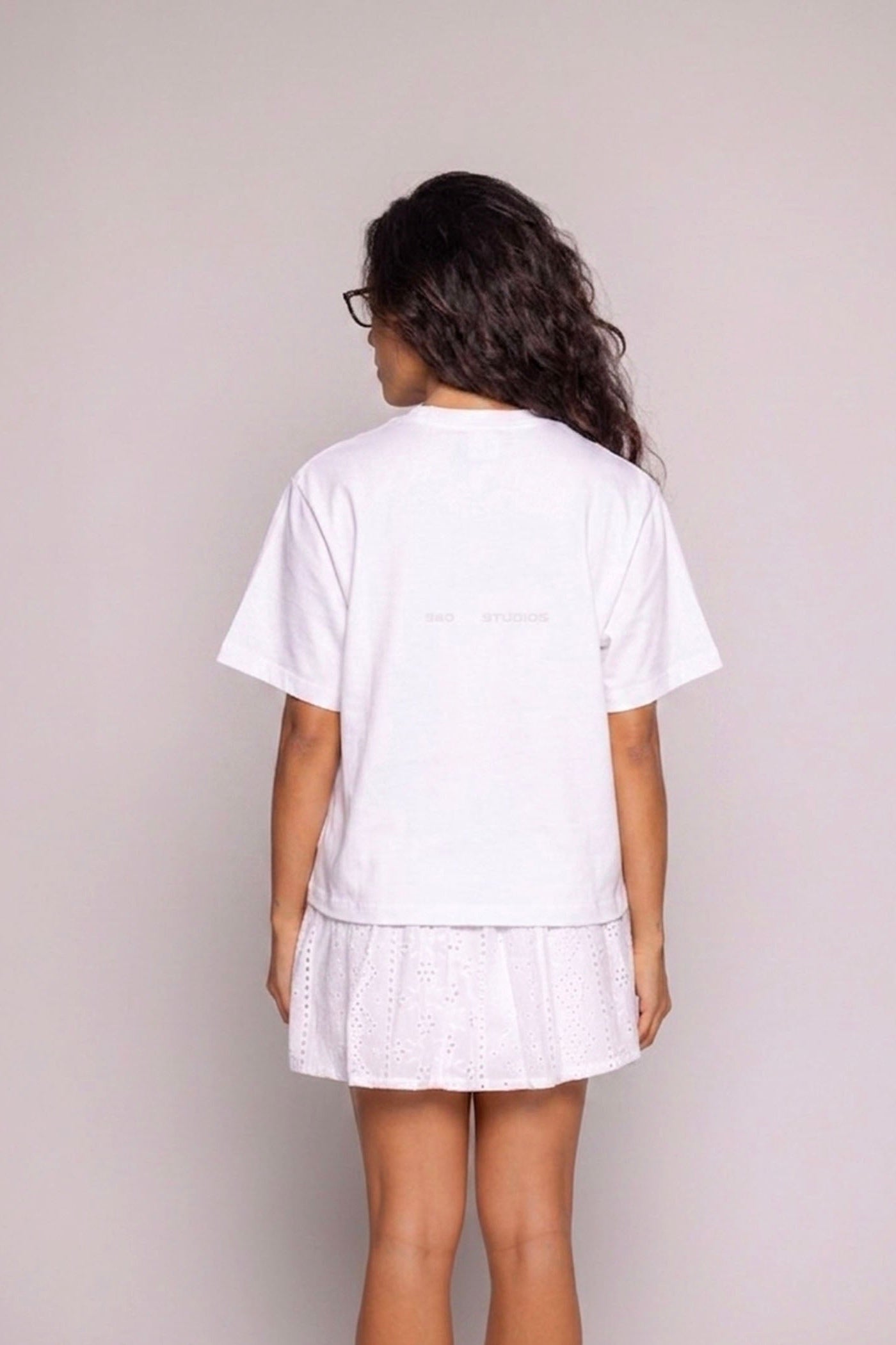 Camiseta Boxy Motion-Blanca