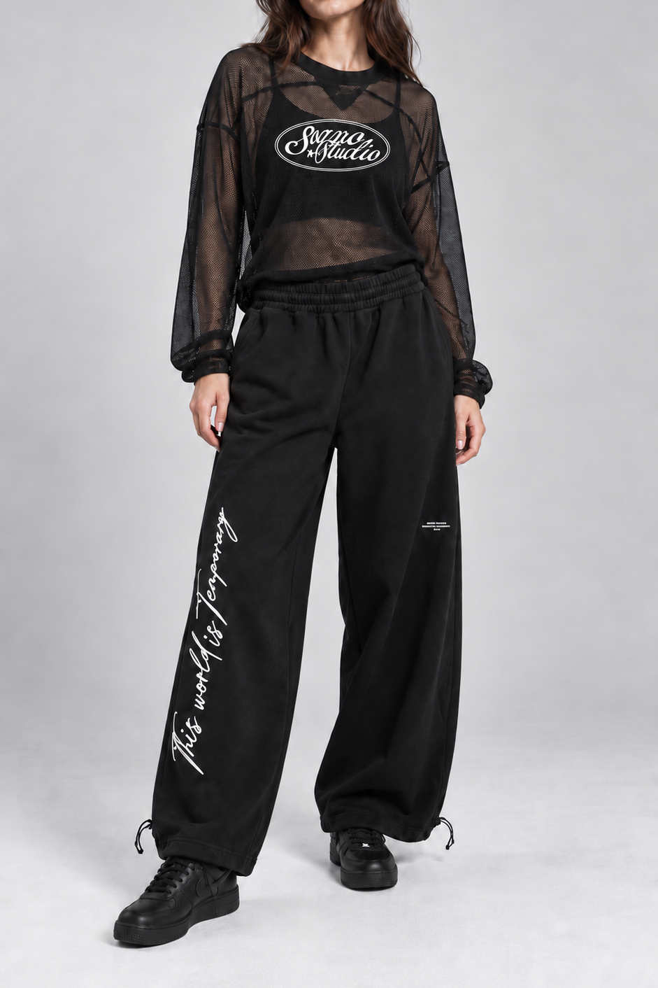 Sudadera Sgo/Studios Dama-Negra