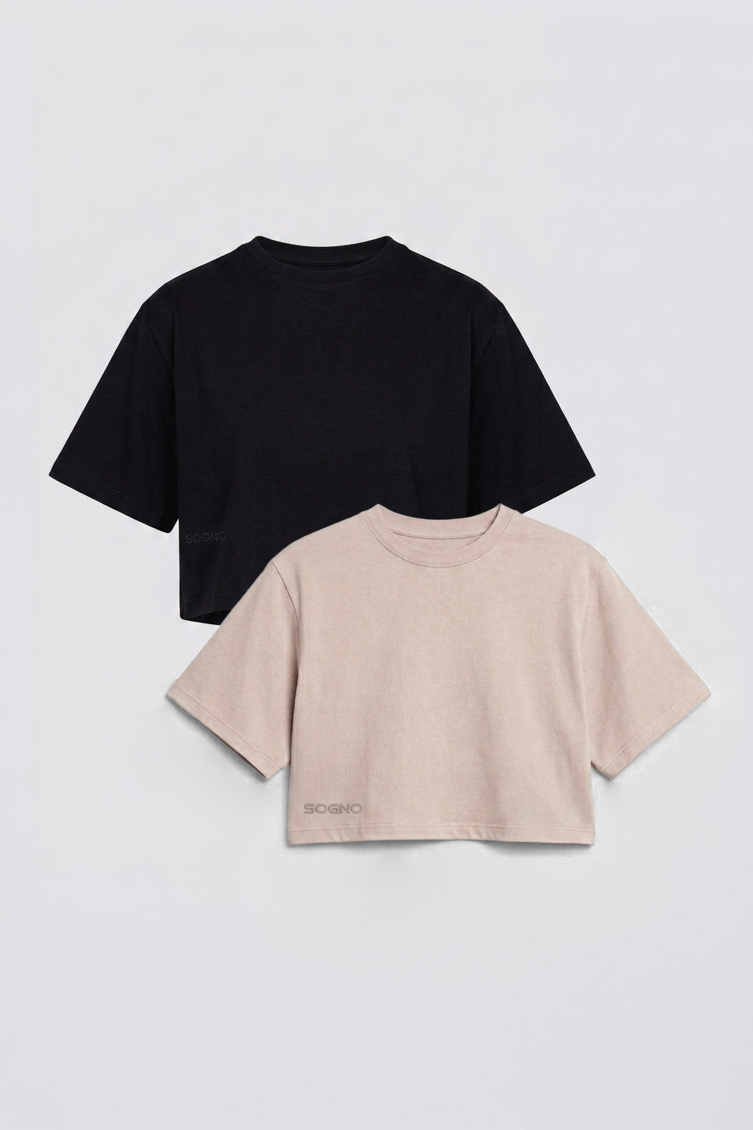 PACK X2 CROP TOP BASIC