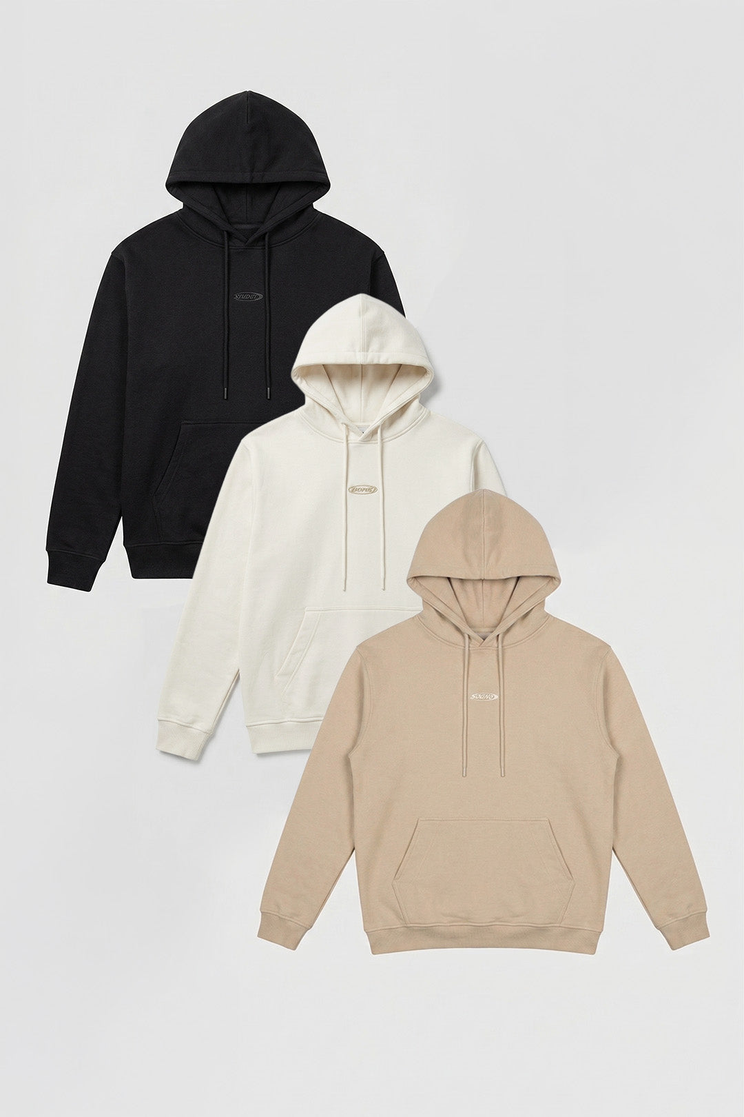 PACK X3 HOODIE BASIC