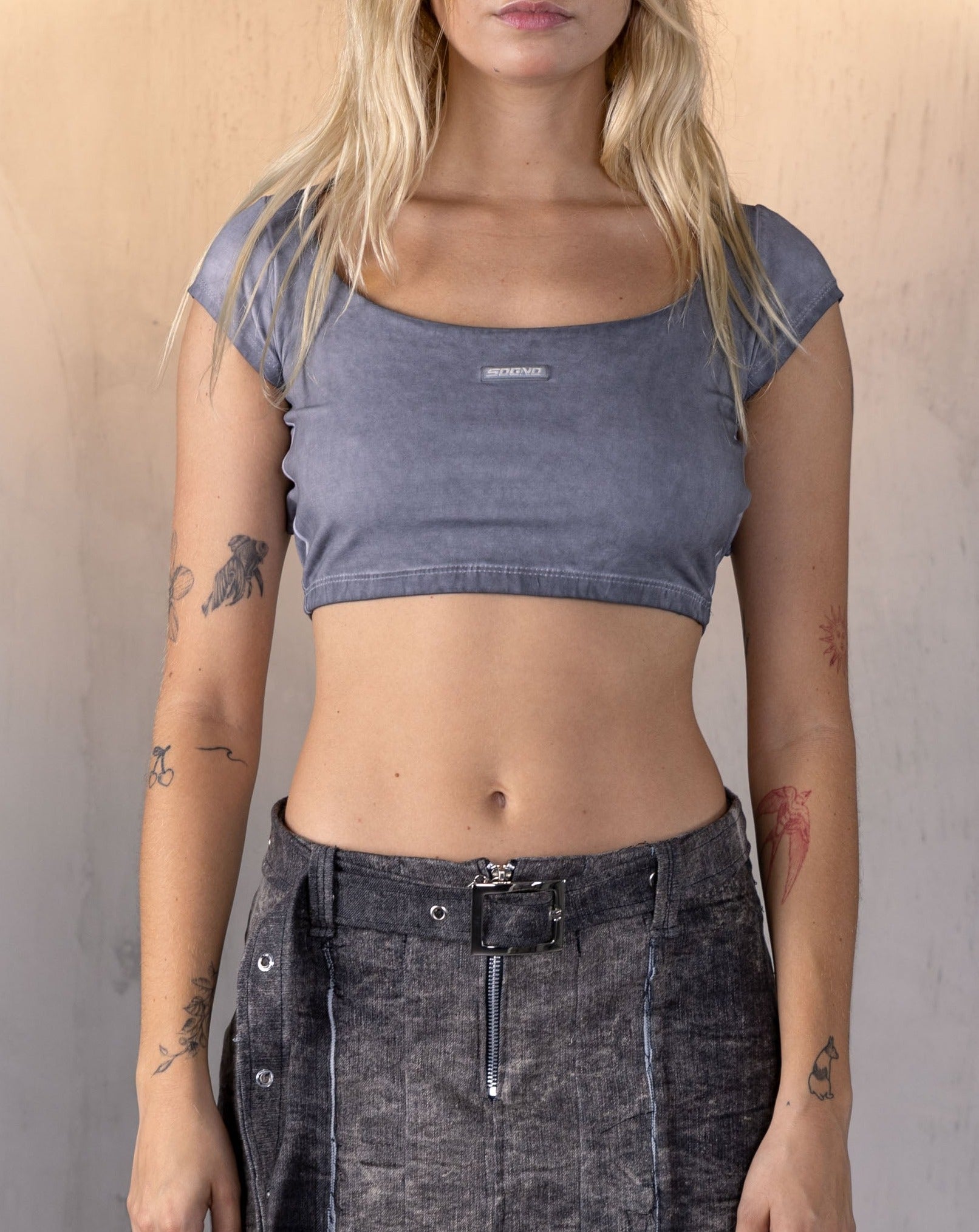 Croptop Jizi-Gris