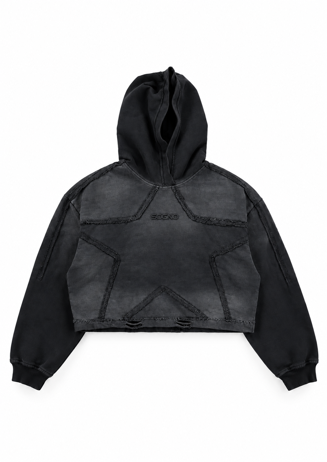 Buzo 8727 Estrella-Negro/Desgastes