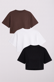 PACK X3 CROP TOP BASIC