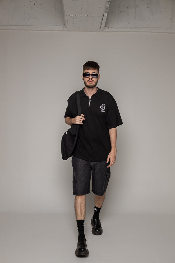 Polo Oversized The Art-Negra