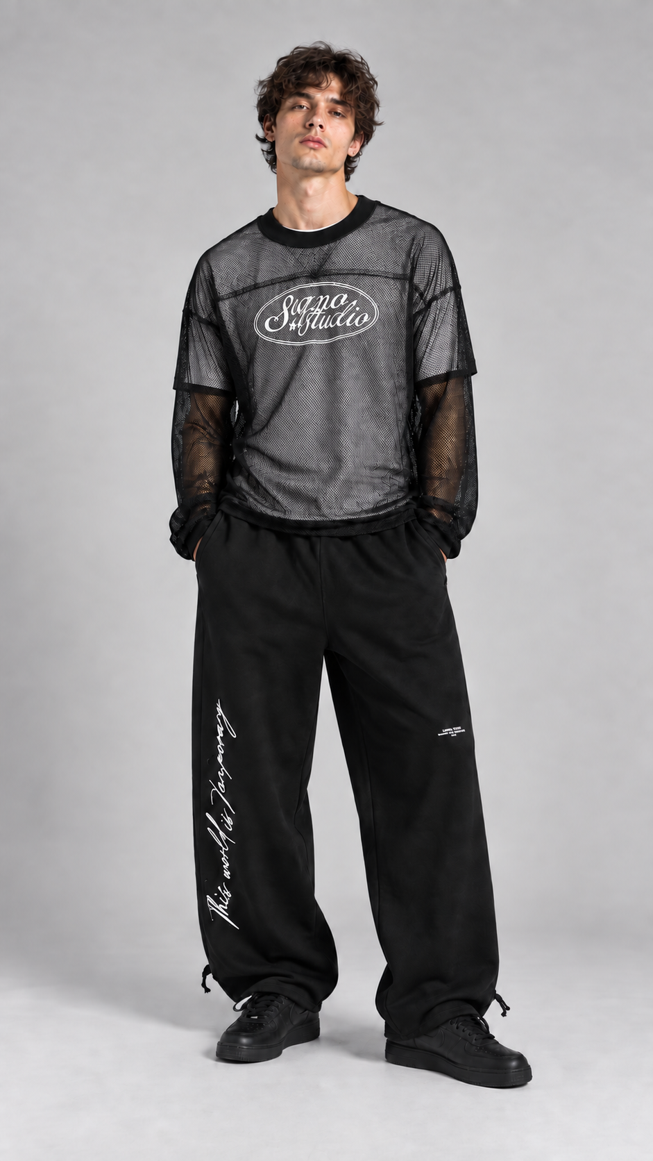 Sudadera Sgo/Studios-Negra