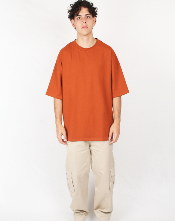 Camiseta Oversize Basic Ladrillo