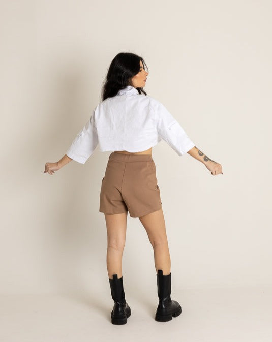 Short Khaki Skirt